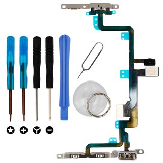 Power Volumen AN AUS LAUT LEISE Taste Button Reparatur Set für Apple iPhone 7 Plus