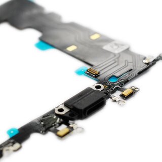 Dock Connector Ladebuchse Reparatur Set für Apple iPhone 8 Plus- schwarz