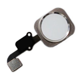 ID Touch Sensor Homebutton Flexkabel für iPhone 6 / 6 PLUS  -silber/weiß-