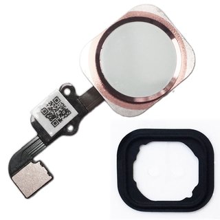 Home Button Flex Kabel ID Sensor Touch Ersatz Menü Taste, rosa rosegold gold für iPhone 6S