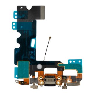 Dock Connector Ladebuchse Reparatur Set für Apple iPhone 7 -schwarz-