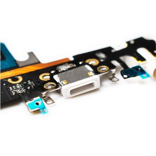 Dock Connector Audio Jack Reparatur Set für iPhone 6S -weiß-